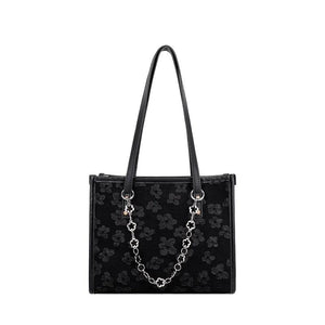 Canvas Women's Shoulder Bag Chain Crossbody Bag Handbag