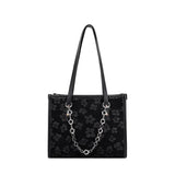 Canvas Women's Shoulder Bag Chain Crossbody Bag Handbag