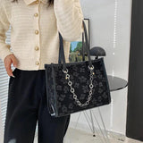 Canvas Women's Shoulder Bag Chain Crossbody Bag Handbag