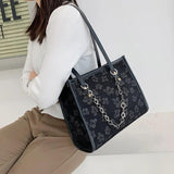 Canvas Women's Shoulder Bag Chain Crossbody Bag Handbag