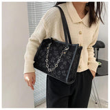 Canvas Women's Shoulder Bag Chain Crossbody Bag Handbag