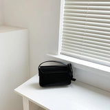 Woman Small Square Bag Ins Handbag PU Leather Ladies Crossbody Shoulder Bag Tide