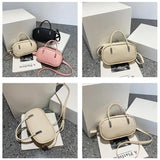 Women Shoulder Bag Handbags Solid Pu Leather Top Handle Crossbody Bags