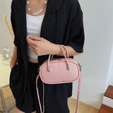 Women Shoulder Bag Handbags Solid Pu Leather Top Handle Crossbody Bags