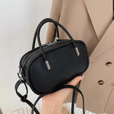 Women Shoulder Bag Handbags Solid Pu Leather Top Handle Crossbody Bags