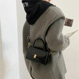 Female PU Leather Crossbody Bag with Senior Sense