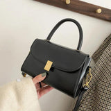Female PU Leather Crossbody Bag with Senior Sense
