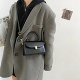 Female PU Leather Crossbody Bag with Senior Sense