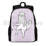Persian Cat Guardian Outdoor Hiking Backpack Waterproof Camping Travel