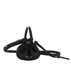 ASHINE Drawstring Mini Bag PU Sling Shoulder Lipstick Keys Earphone Purse