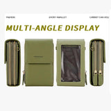 Touch Screen Crossbody Bag Women Mini Shoulder Pouch Handbag