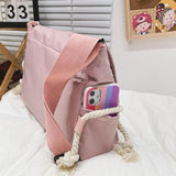 Harajuku Handbags for Women Large Capacity Crossbody Bag Zipper Pocket