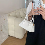 Top-handle Bag Pu Leather Handbags Women Messenger Bags