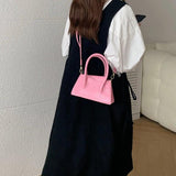 Top-handle Bag Pu Leather Handbags Women Messenger Bags