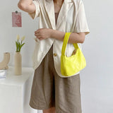 D0LF Women Nylon Underarm Bag Vintage Ladies Small Shoulder Bags Female Tote Pur