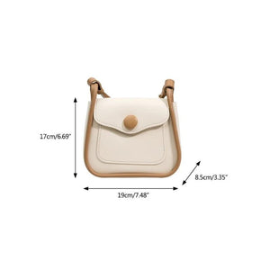Retro Small Shoulder Bag Women PU Leather Crossbody Phone Bag Girls