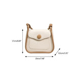 Retro Small Shoulder Bag Women PU Leather Crossbody Phone Bag Girls