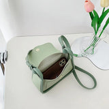 Retro Small Shoulder Bag Women PU Leather Crossbody Phone Bag Girls
