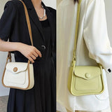 Retro Small Shoulder Bag Women PU Leather Crossbody Phone Bag Girls