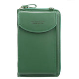 Soft Leather Crossbody Phone Purse for Women