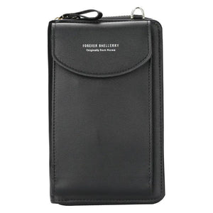 Soft Leather Crossbody Phone Purse for Women