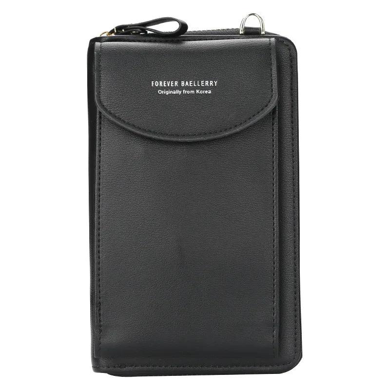Soft Leather Crossbody Phone Purse for Women