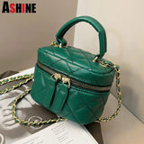 Quilted Chains Flap Handbag Mini Clutch Lipstick Shoulder Purse