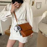 Female Large Capacity Messenger Bag Solid Tote