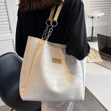 Large Leather Tote Bag for Women - Versatile Shoulder Handbag