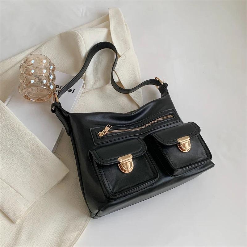Large Capacity Punk Style Vintage Shoulder Purse Handbags