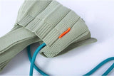 Women's Knitted Pleated Small Phone Side Sling Shoulder Bag