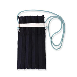 Women's Knitted Pleated Small Phone Side Sling Shoulder Bag