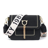 Women's Broadband Shoulder Small Square Bags Cat Tassel Messenger Bag