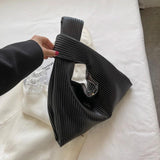 Striped Large Capacity Women's Tote Bag for Autumn Casual Shopping