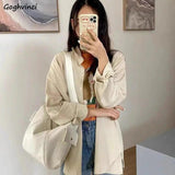 Stylish PU Shoulder Bags Women Large Capacity Cross-body Handbags