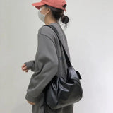 Stylish PU Shoulder Bags Women Large Capacity Cross-body Handbags