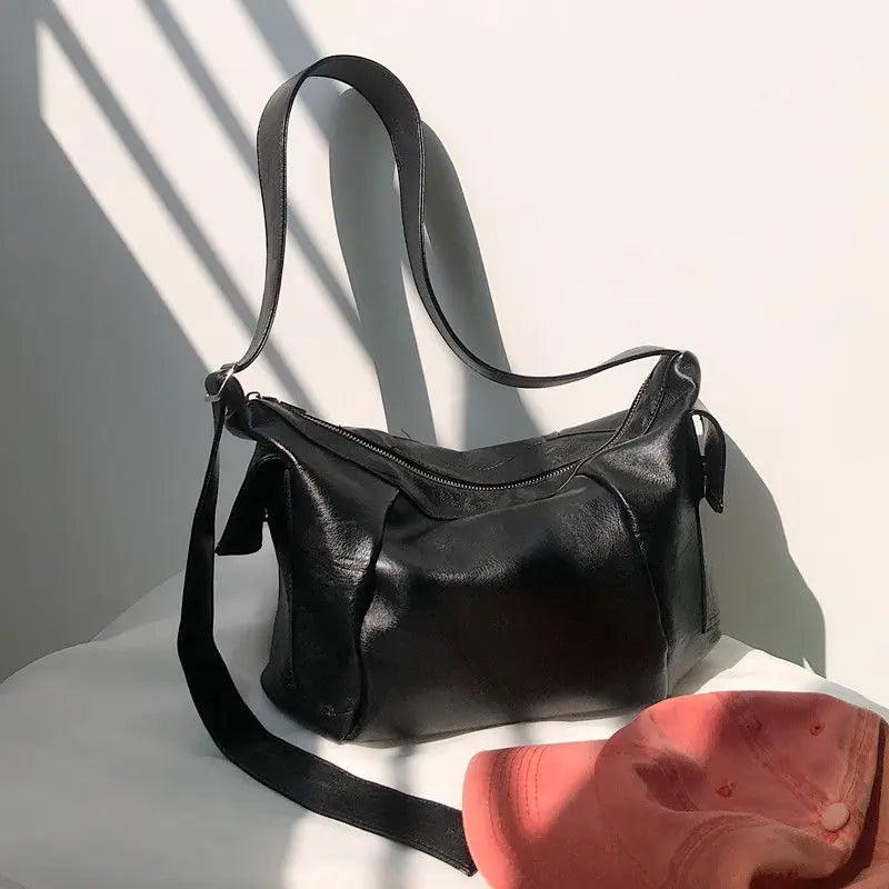 Stylish PU Shoulder Bags Women Large Capacity Cross-body Handbags