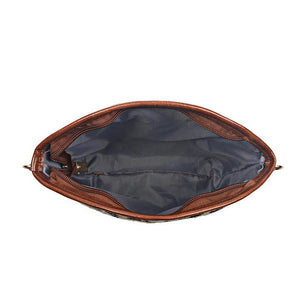 Leopard Print Crossbody Shoulder Bag Retro Messenger Large Capacity Handbag