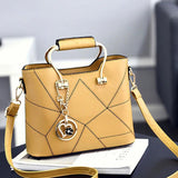 Sweet PU Leather Shoulder Bag Women Satchel Crossbody Tote Handbag