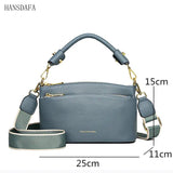High Cow Leather Women's Handbag Small Female Messenger Bag