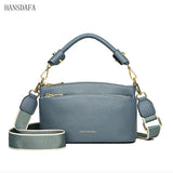 High Cow Leather Women's Handbag Small Female Messenger Bag