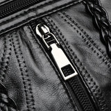 Retro Leather Shoulder Bag for Women