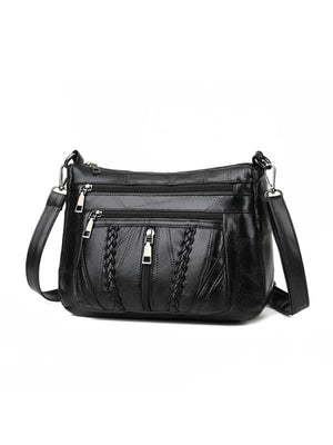 Retro Leather Shoulder Bag for Women