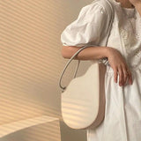 Shoulder Bags Women Irregular Panelled Handbags PU Leather