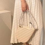 Shoulder Bags Women Irregular Panelled Handbags PU Leather