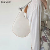 Shoulder Bags Women Irregular Panelled Handbags PU Leather