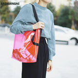 Clear Shoulder Bag Women Handbags Versatile Messenger Bag
