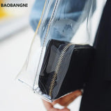 Clear Shoulder Bag Women Handbags Versatile Messenger Bag
