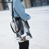 Clear Shoulder Bag Women Handbags Versatile Messenger Bag