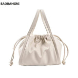 Female Summer Net Red Bucket Bag Portable Messenger Bag